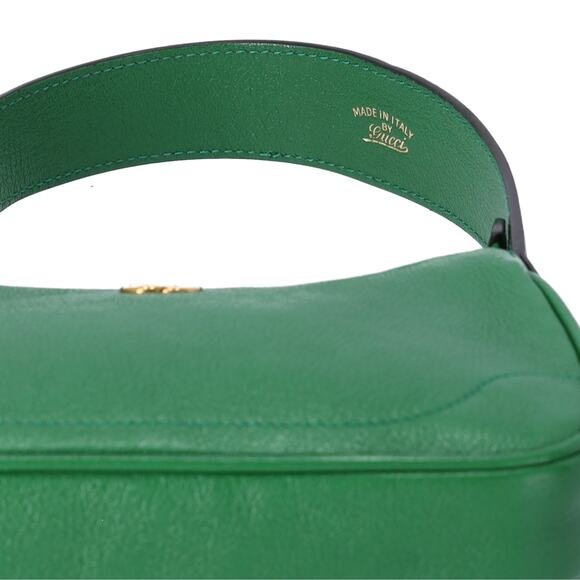 GUCCI GG Marmont Aphrodite Handbag 739076 Green Leather - Picture 4 of 7